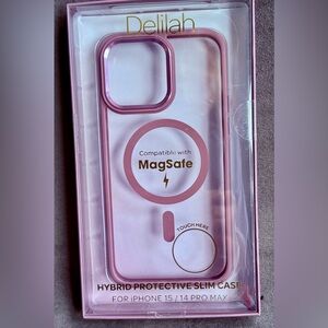 Pink MagSafe Compatible Phone Case iPhone 14-15